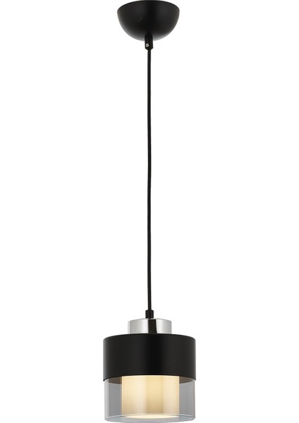 AV-60193-1BSY Siyah Boyalı Modern Avize E27 Metal Cam 15cm fiyatları