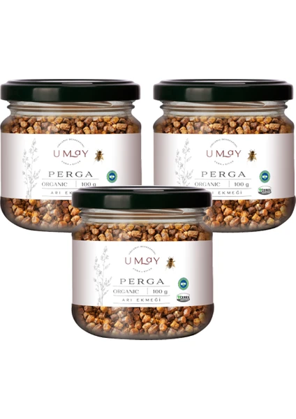 Umay Herbal Organik Perga 3’lü  Arı Maması