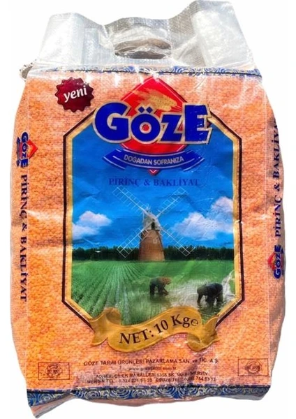 Göze Kırmızı Mercimek 10 kg