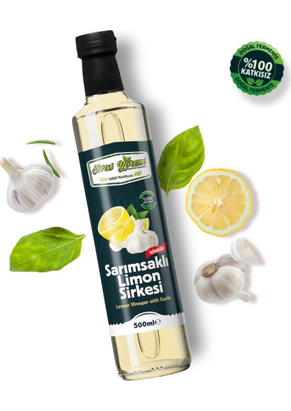 Sarımsaklı Limon Sirkesi 500 ml