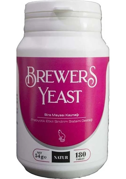 Brewers Yeast Kedi Için Sarımsaklı Maya Tableti 180 Tablet