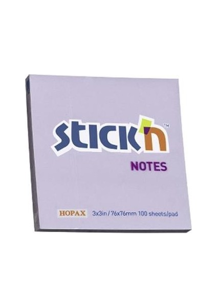 Stıckn 100 Yaprak 76 x 76 mm Pastel Mor