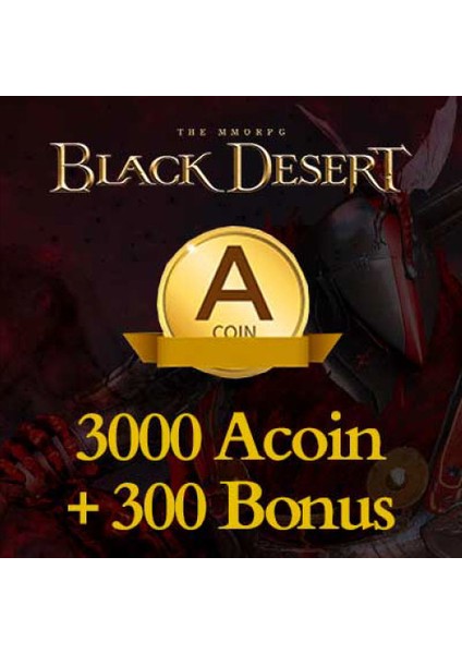 Black Desert Online 3.000 Acoin + 300 Bonus
