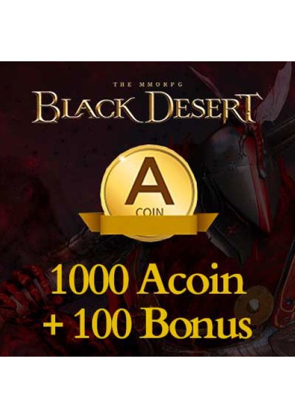 Black Desert Online 1.000 Acoin + 100 Bonus