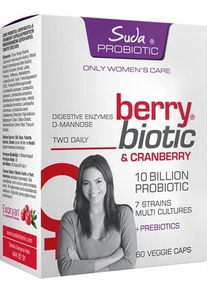 Probiotic Berrybiotic 60 Kapsül