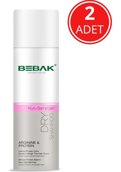 Kuru Şampuan Arjının And Proteın 200 ml - 2 Adet