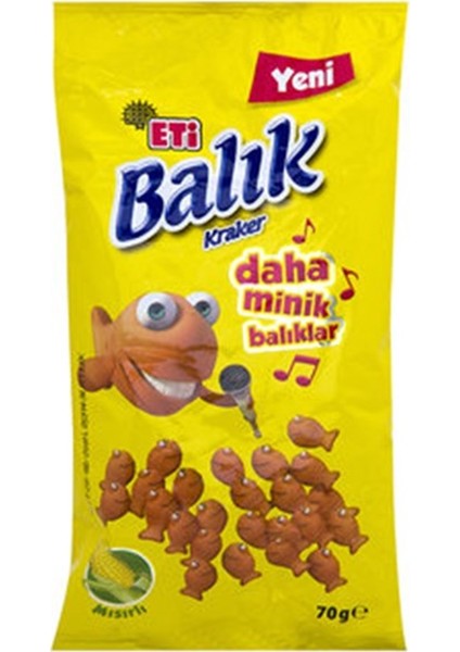 Mısırlı Balık Kraker 70 gr
