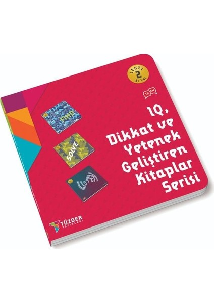 6+ Yaş Level 2 - IQ Dikkat ve Yetenek Geliştiren Kitaplar Serisi