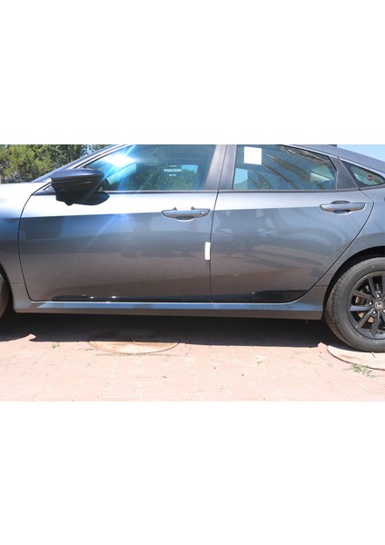 Honda Civic Yan Kapı Alt Çıtası Akrilik (ABS) 4 Parça Parlak Siyah 2016 ve Sonrası modelleri