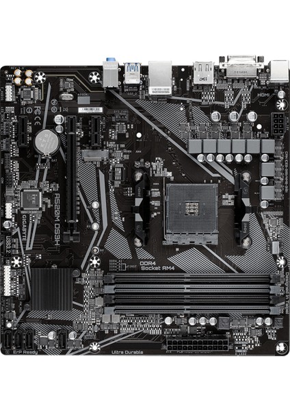 A520M DS3H 4400 MHz (O.C.) DDR4 AM4 mAtx Anakart
