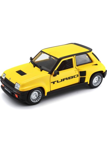 Renault 5 Turbo Sarı 1:24 Model Araba