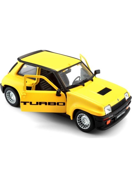 Renault 5 Turbo Sarı 1:24 Model Araba