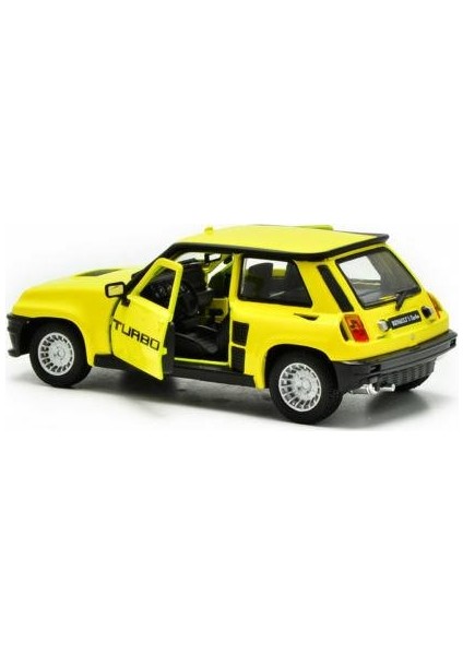 Renault 5 Turbo Sarı 1:24 Model Araba