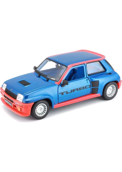 Renault 5 Turbo Mavi 1:24 Model Araba