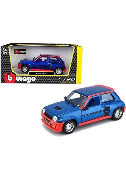 Renault 5 Turbo Mavi 1:24 Model Araba fiyatları