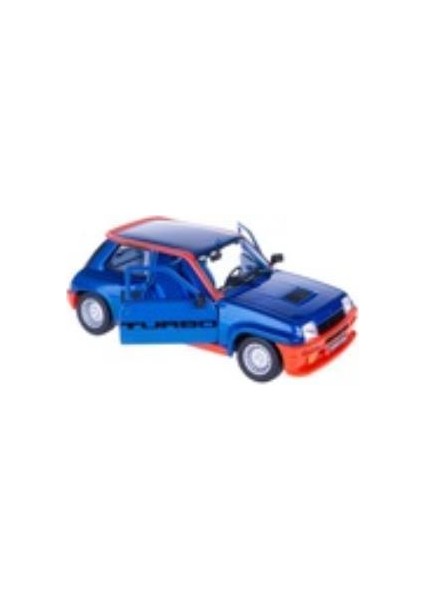 Renault 5 Turbo Mavi 1:24 Model Araba modelleri