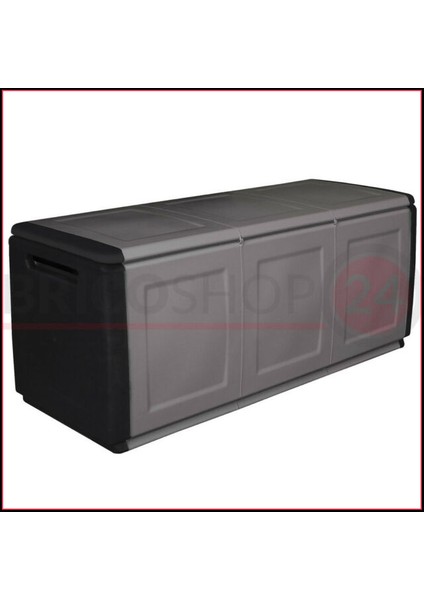Plastik Bahçe Sandığı 138X53X57 Gri/siyah fiyatları