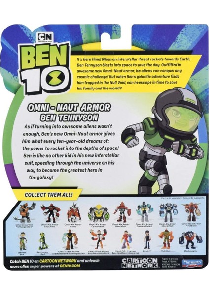 Ben 10 Aksiyon Figürleri  Omni Naut Armor Ben Tennyson