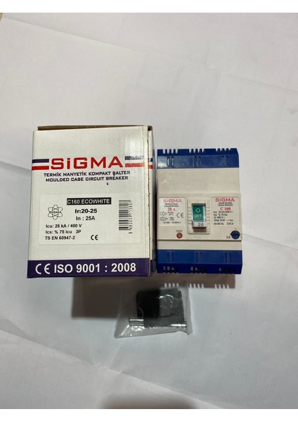 3C16025 3p 25 A 25 Ka Ayarlı Tmş Kompak Şalter