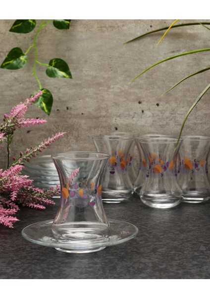 96598 Purple Party Çay Seti 12 Parça modelleri