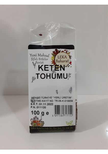 Keten Tohumu 100 gr