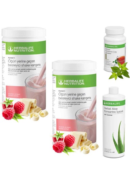 Ahududu Shake 2 - Herbalife Çay Klasik 50 gr - Herbalife Aloe Vera
