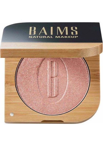 Highlighter Pressed Powder (Pudra) Organik Vegan Pudra 10 Warm & Glow