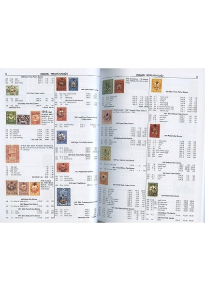 2003/2004 Osmanlı İmparatorluğu ve Türkiye Cumhuriyeti Pulları Kataloğu fiyatları
