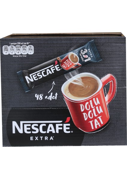 Nescafe 3ü1 Arada Extra 48'li 16,5 gr
