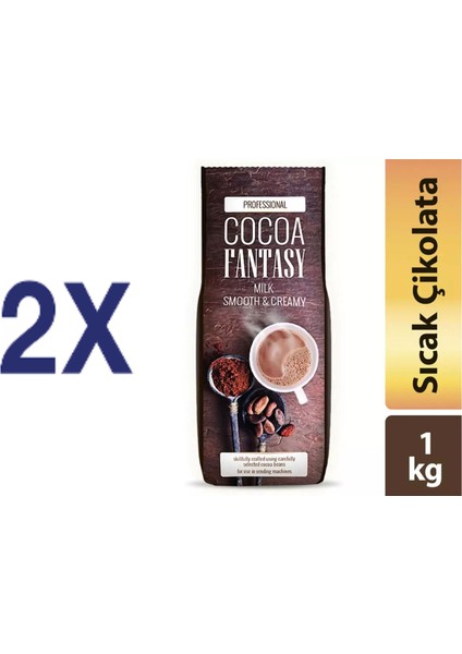 Cocoa Sıcak Çikolata 1 kg x 2'li