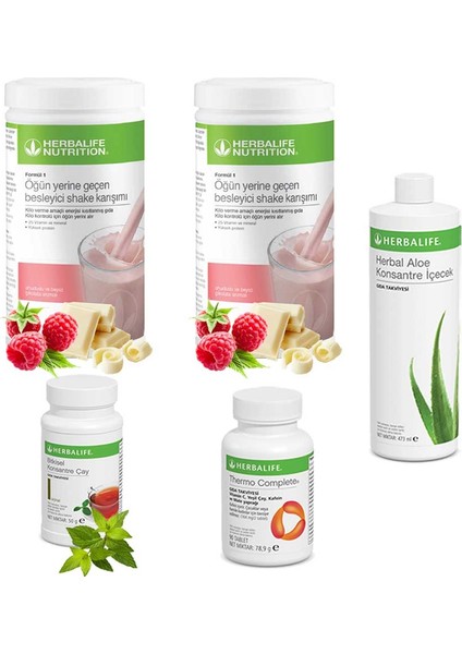 Ahududu Shake 2 - Çay Klasik 50 gr - Aloe Vera - Thermo Complete