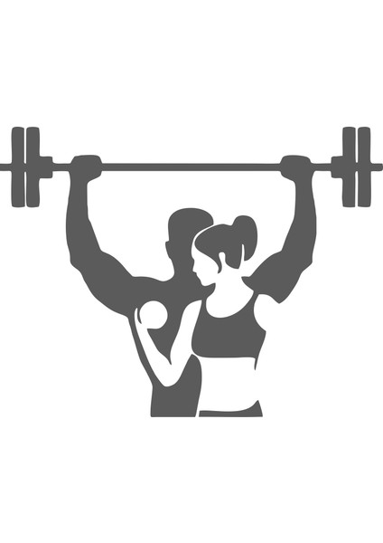 Gym Halter Spor Sticker 00331