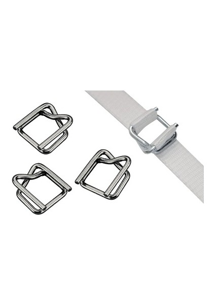 Kompozit ve Polyester Bukle Çember Tokası 16 mm