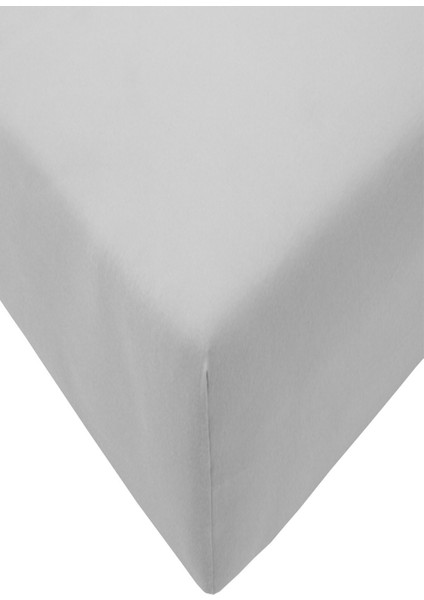 Düz Pamuklu Çift Kişilik Lastikli Fitted Penye Çarşaf