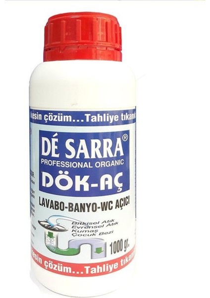 De Sarra Dök Aç Lavabo Wc Banyo Açıcı 1 kg