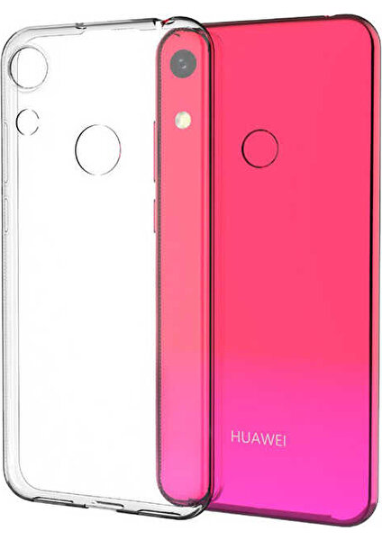 Huawei Y6S 2019 Kılıf Esnek Lux Süper Silikon Kapak Şeffaf