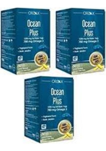 Plus Omega3 1200 Mg 50 Kapsül 3 Adet