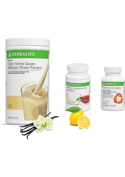 Vanilya Shake - Limon Çay 50 gr - Thermo Tablet