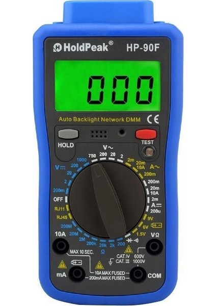 HP-90F Multimetre &kablo Test Cihazı