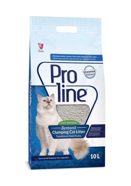 Proline Bentonit Kokusuz 10 Lt Kedi Kumu
