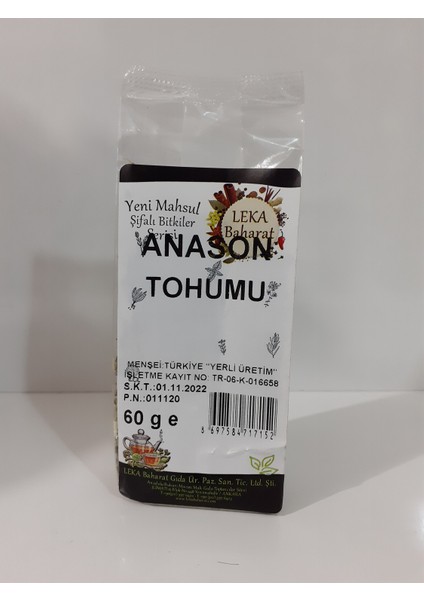 Anason Tohumu 60 gr