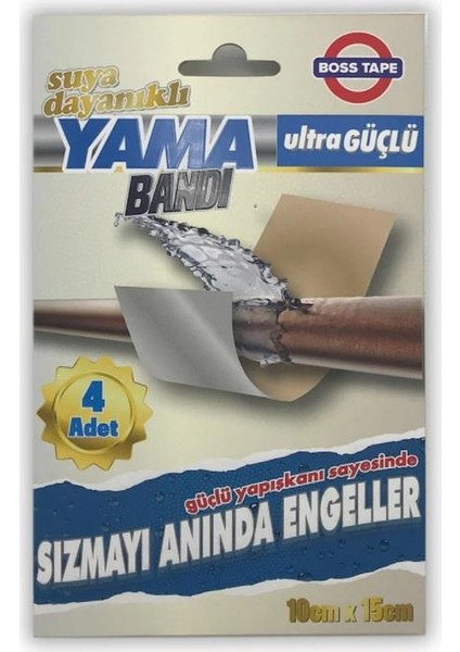 Ultra Güçlü Suya Dayanıklı Yama Bandı,çamur Bant 4AD