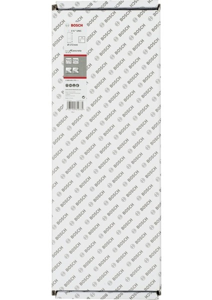 - Best Serisi Beton Için 1 1/4'' Unc Girişli Elmas Sulu Karot Ucu 172 mm