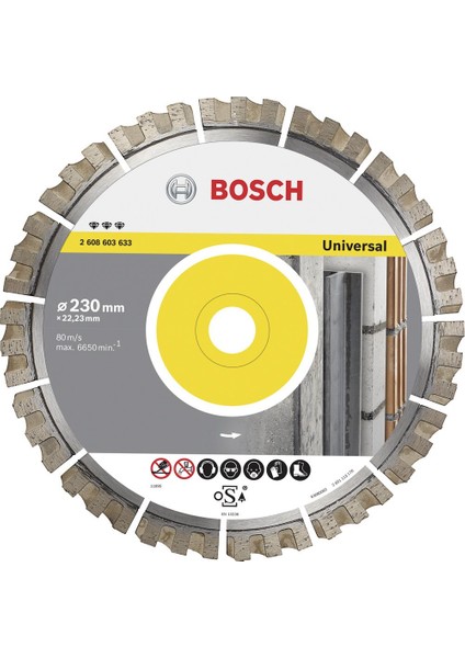 - Best Serisi Genel Yapı Malzemeleri ve Metal Için Elmas Kesme Diski 400 mm