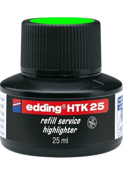 Fosforlu Kalem Mürekkebi E-HTK25 Yeşil
