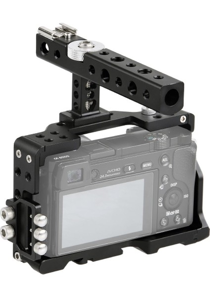 Sony A6000, A6300, A6500 Için Ayex C6 Camera Cage, Kamera Kafesi