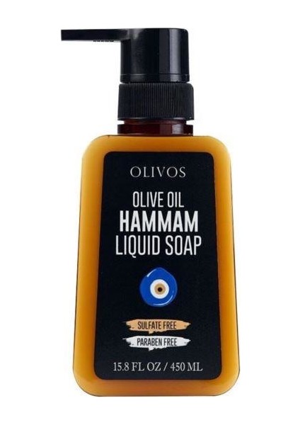 Zeytinyağlı Hamam Kokulu Sıvı El Sabunu 450 ml