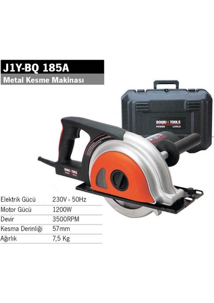 Unıversal J1Y-BQ 185A Metal ve Profil Kesme Makinesi