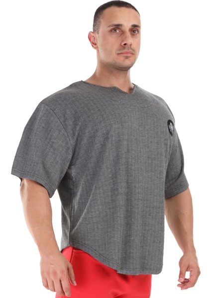 Vücut Geliştirme Rahat Kesim Antrenman T-Shirt Big Sam 3236 fiyatları