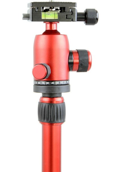 Jusıno X-423S Tripod + BS-08Q Tripod Kafası Kırmızı fiyatları
